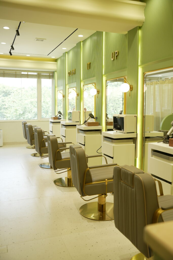 Salon Chairs and interior